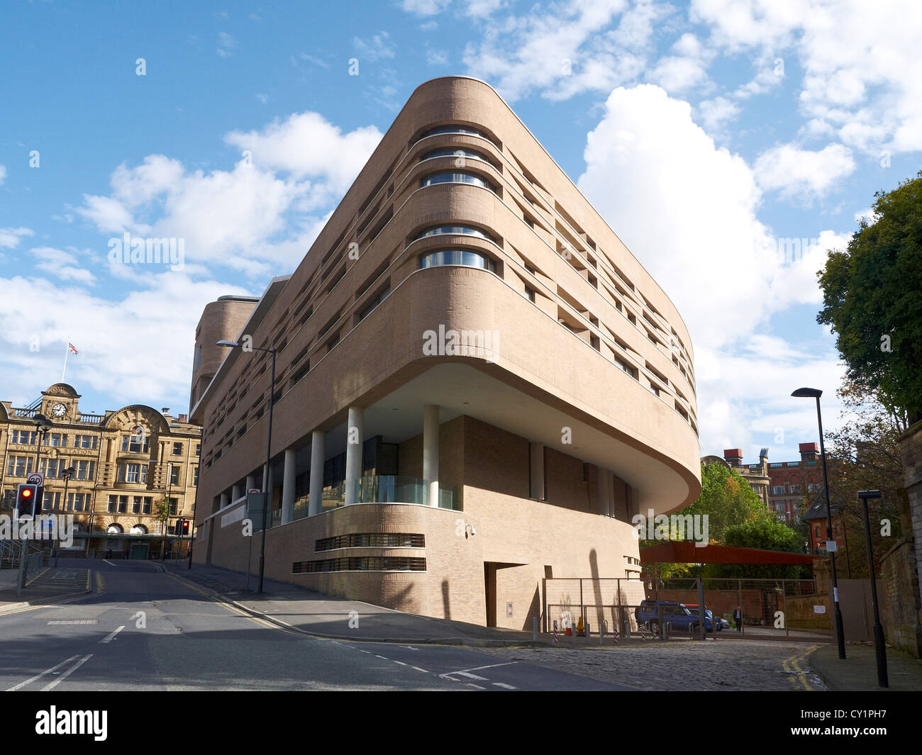 Chetham`s School of Music extension, completed 2012, in Manchester UK Stock Photo